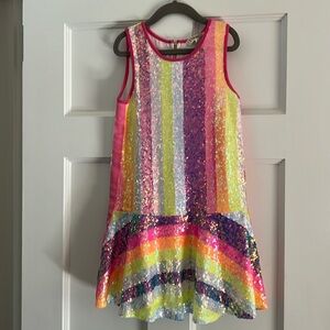 Hannah Banana by Sara Sara Girls’ Dropwaist Sequined Dress - Size 8, never worn